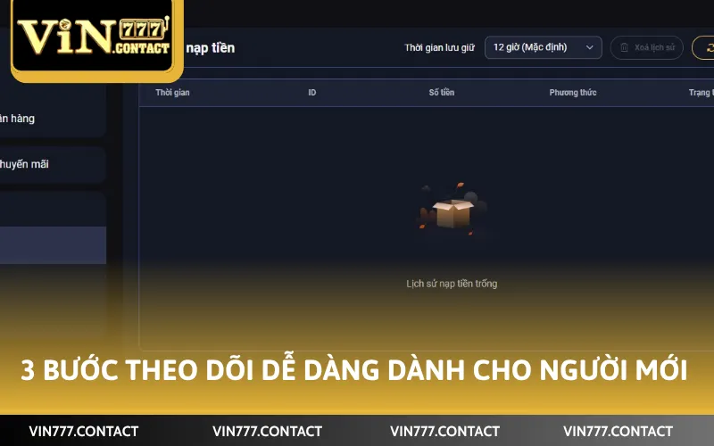 Cách Xem Lịch Sử Vin777 - Kiểm Tra Biến Động Giao Dịch 3 3 bước theo dõi dễ dàng dành cho người mới