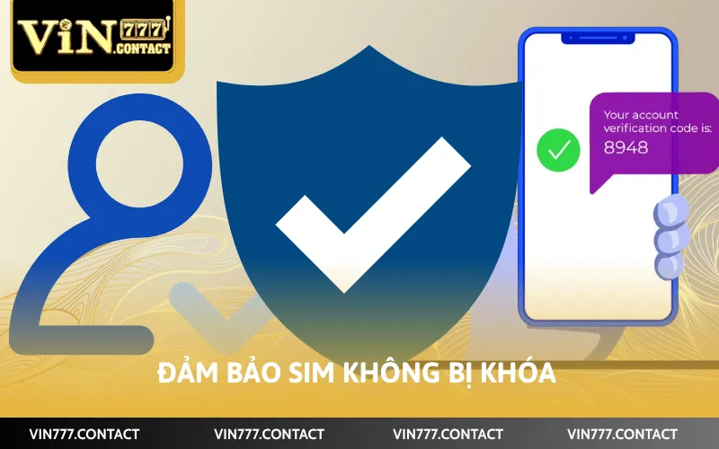 Đảm bảo sim không bị khóa