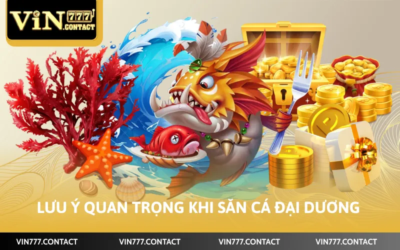 Lưu ý quan trọng khi săn cá đại dương